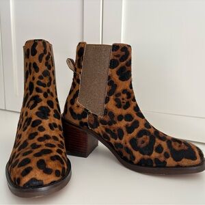 Boden block heel boots, size 36